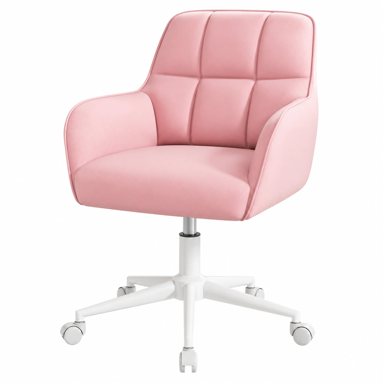 chaise-de-bureau-pivotante-en-velours-rose-ajustable-euefaw3865op