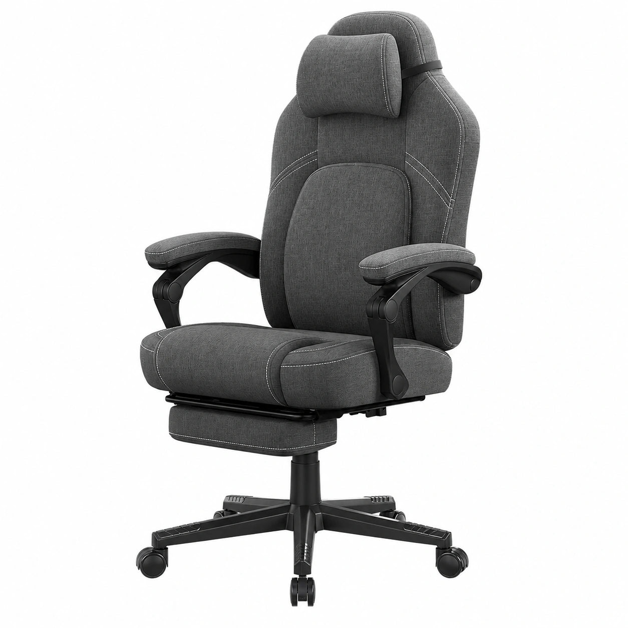 chaise-de-bureau-ergonomique-avec-reposepieds-fauteuil-gamer-reglable-tissu-cotonlin-gris-xlooix3770sn