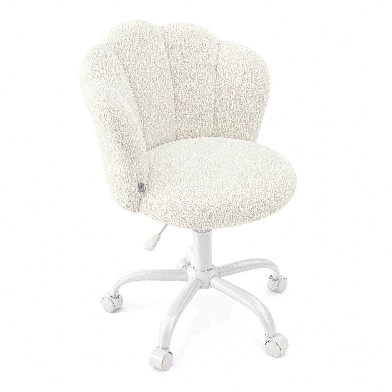 chaise-de-bureau-pivotante-en-tissu-peluche-hauteur-reglable-dossier-petales-blanc-creme-nwogff3841pd